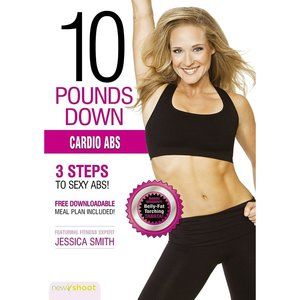 10 Pounds Down Cardio Abs Workout DVD - Get Fit & Toned - Fitness at Home